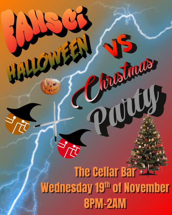 Fansci Halloween vs Christmas party tickets