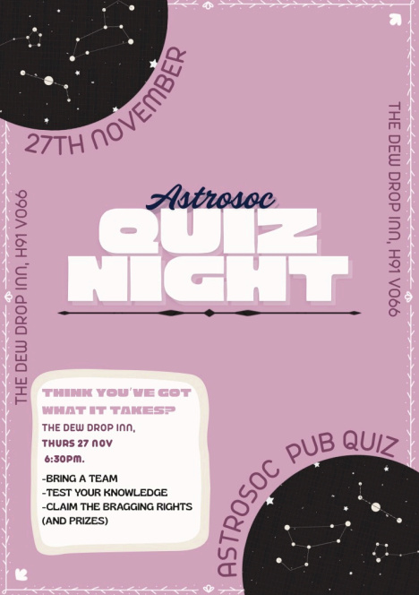 AstroSoc Quiz tickets