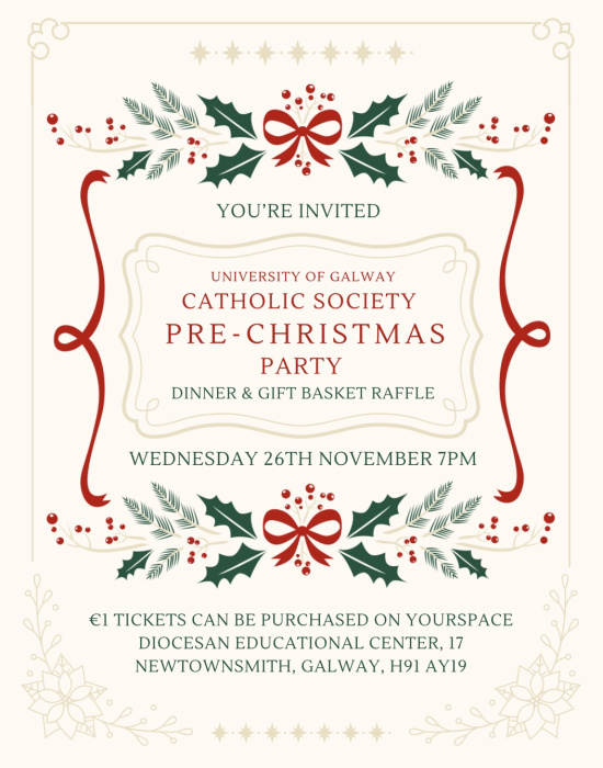 CathSoc PreChristmas Party