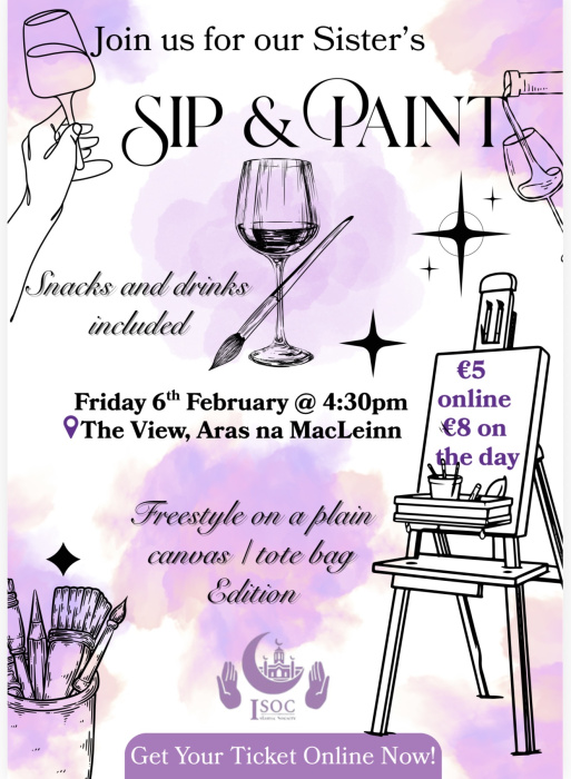 Girls Sip and Paint