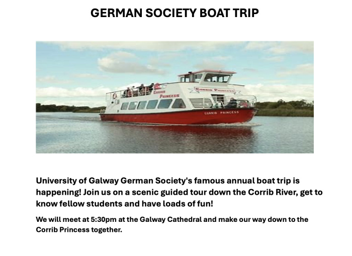 German Soc Boat Trip
