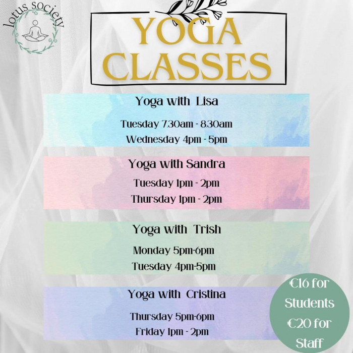 Yoga with Cristina Thursday Block 4, 5-6pm