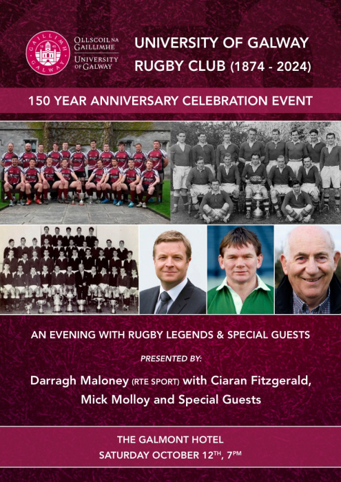 University of Galway Rugby Club 150 Years